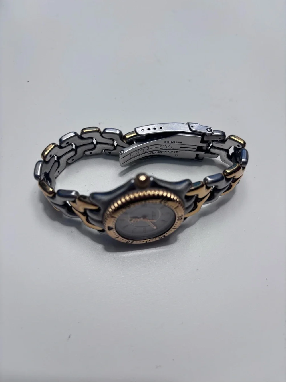 Tag Heuer Two-Tone Gold and Silver Link Ladies Watch